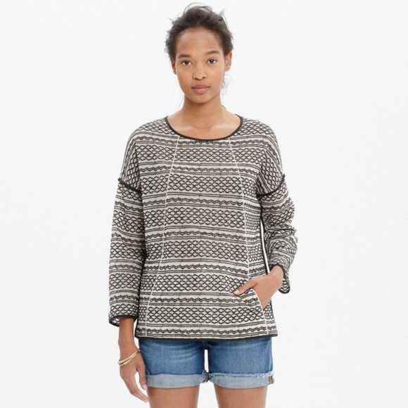 Madewell Sweaters - Madewell Tidal Wave Pullover with Pockets